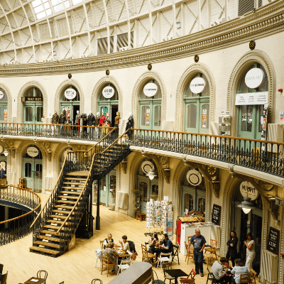 Photo of Leeds' Corn Exchange