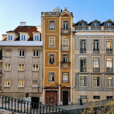 Photo of traditional Lisbon buildings